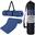 Yoga mat Zacht Comfort Blauw 183 CM