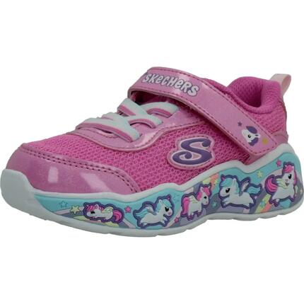 Zapatillas Skechers Play Scene - Fun Squ, Rosado, Niños