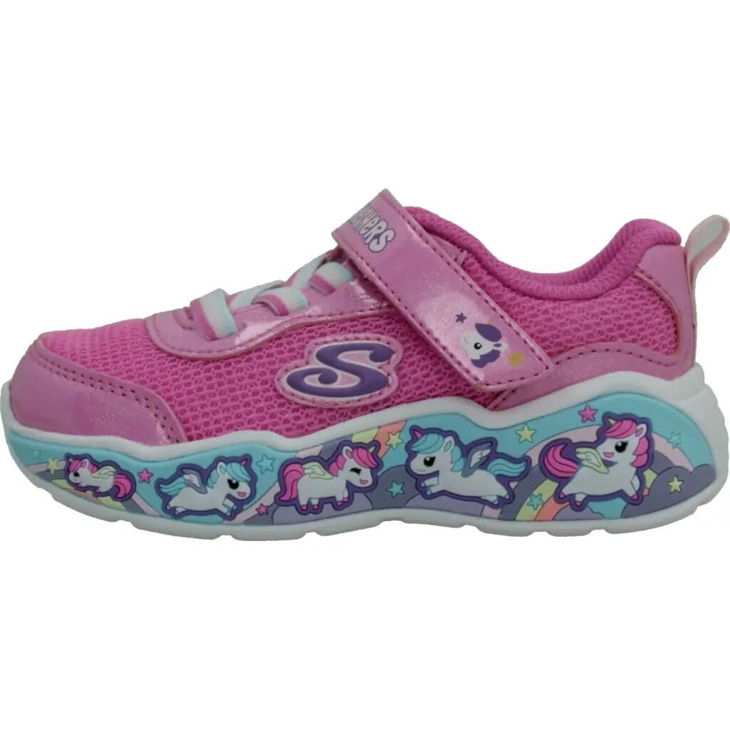 Zapatillas Skechers Play Scene - Fun Squ, Rosado, Niños 2/15
