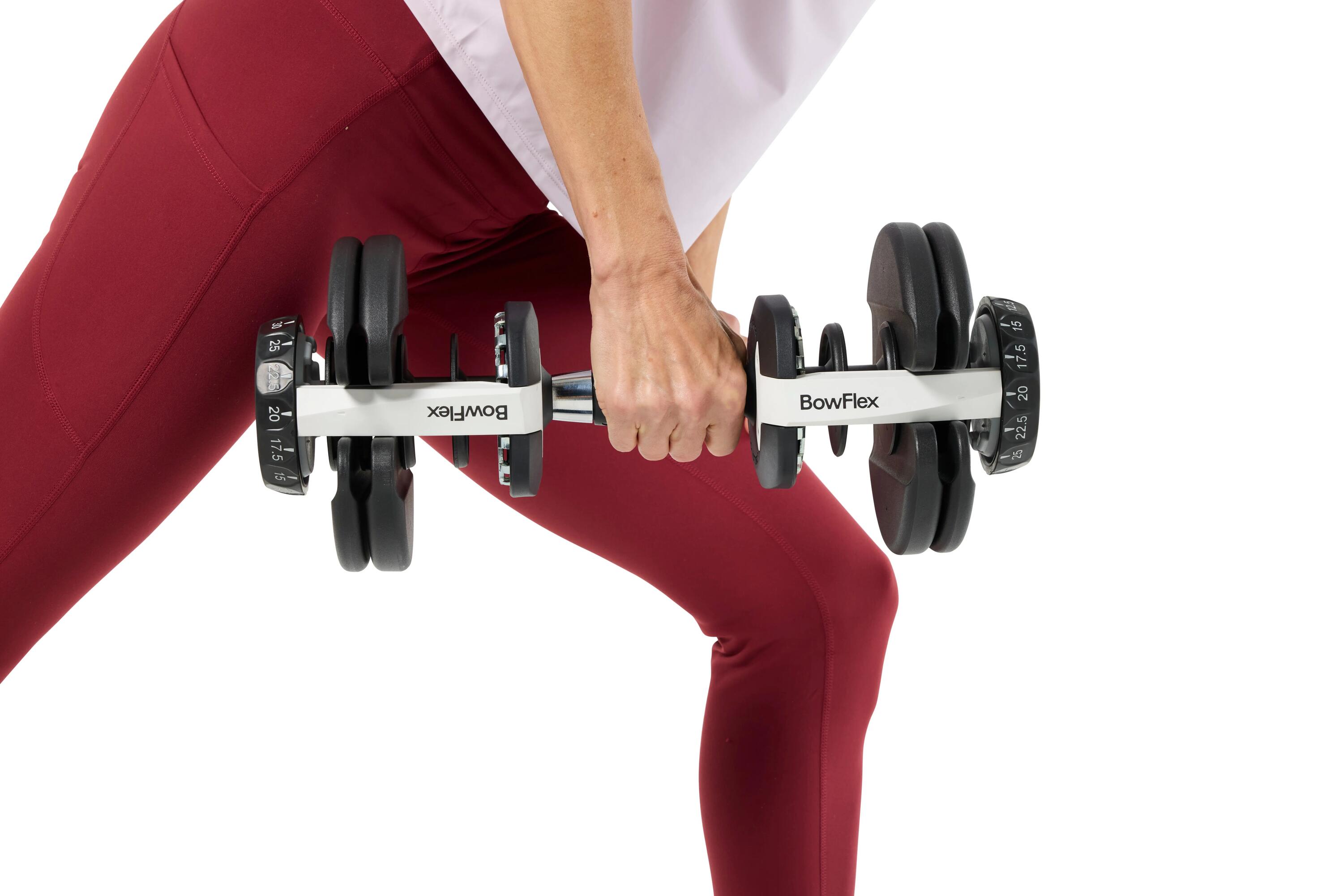 Halter ajustável 2-24 kg com seleção rápida para treino em casa 11/12