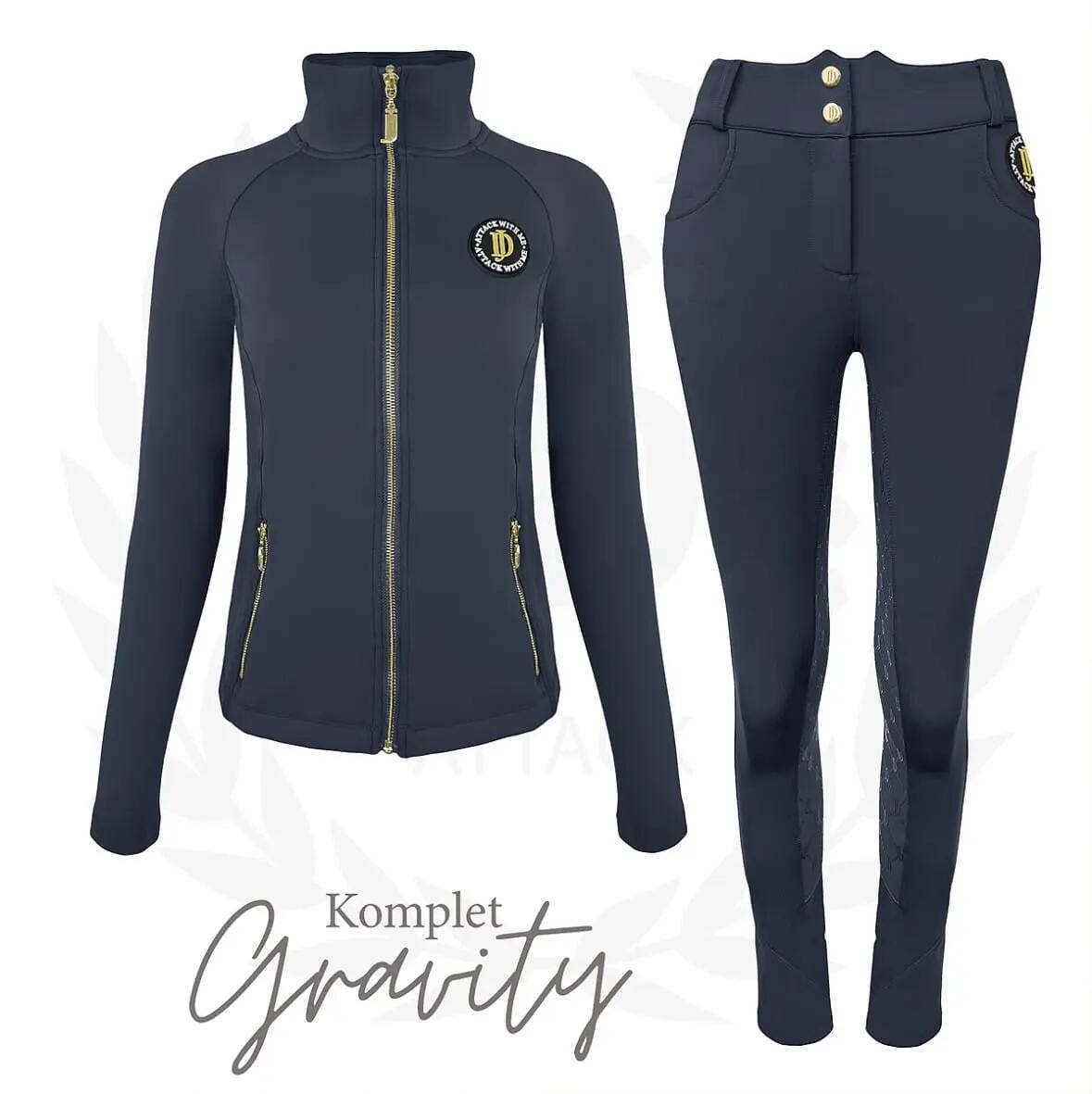 Pantalons équitation Gravity - Bleu Marine, S Sport Unisex 2/4