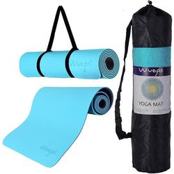 Yoga Mat / Tapis de yoga doux et confortable Bleu Ciel 183 cm