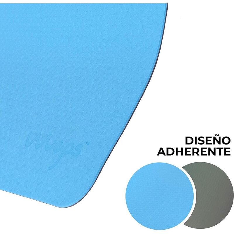 Yoga Mat / Esterilla de yoga Suave Confort Blue Sky Blue 183 CM