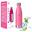 Bouteille thermos en acier inoxydable - Rose 500ml