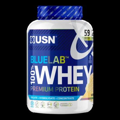 Usn blue lab whey (908g) chocolate - eiwitten - wei-eiwit mix