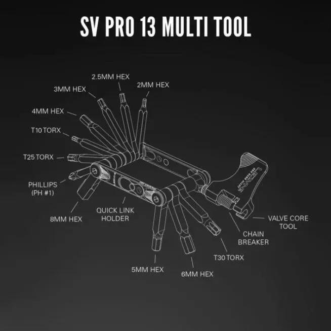 Multi Outils Lezyne SV Pro 13 Argent 3/3