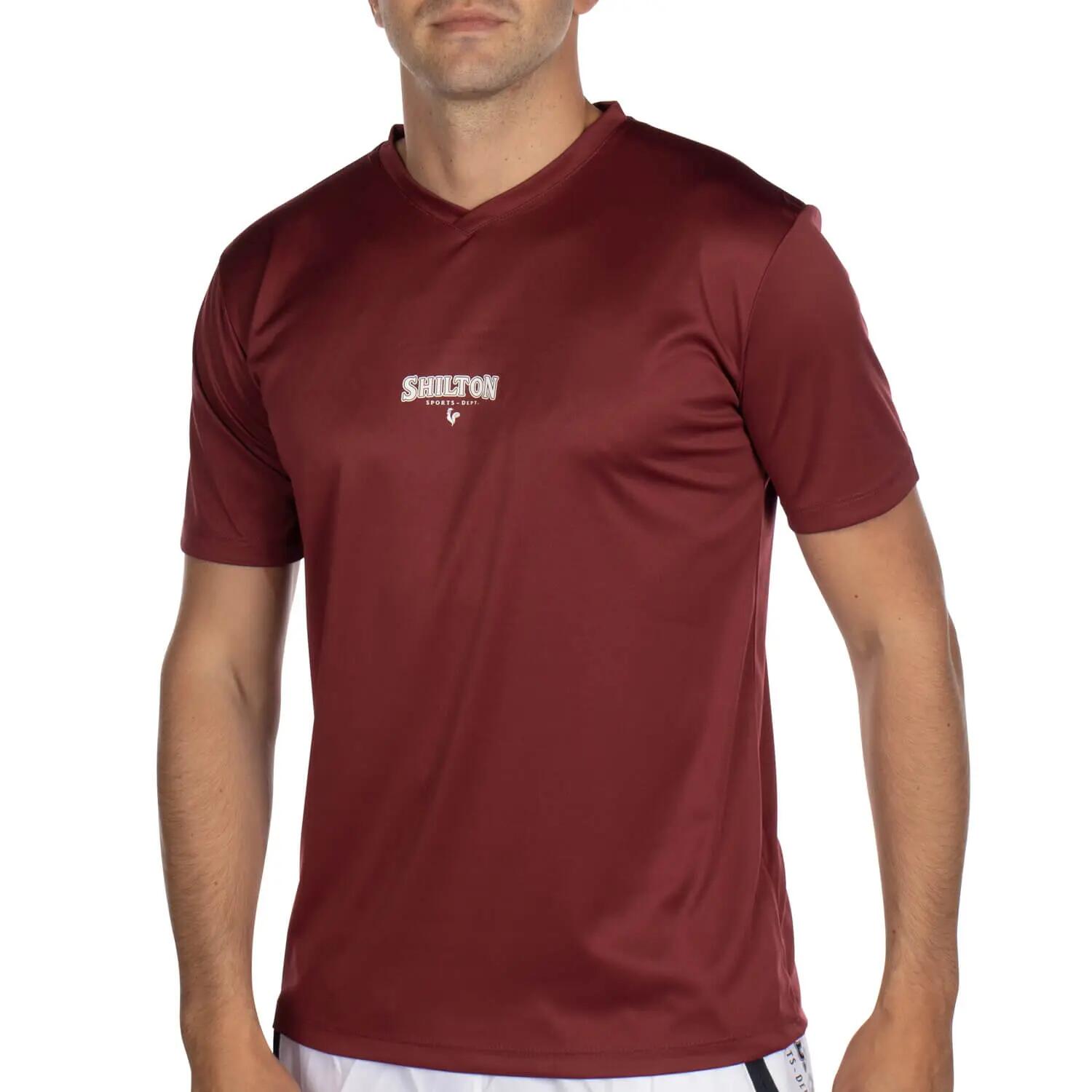 Tshirt col v sport dept 3XL / Bordeaux 2/4