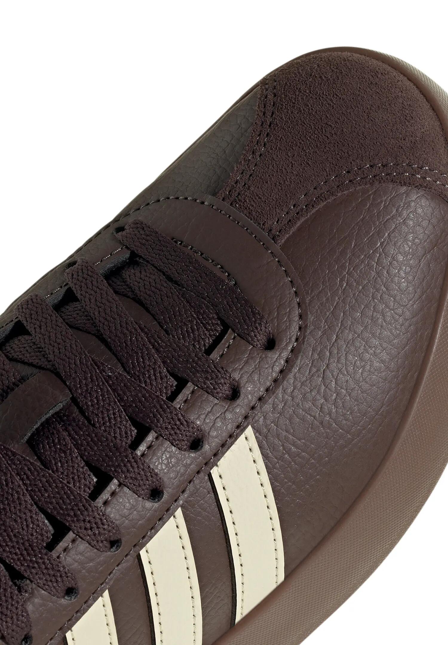 Adidas VL COURT 3.0 Damen Sneaker Schuhe Leder Schnürschuhe KI4574 Brown/Vanilla 7/15