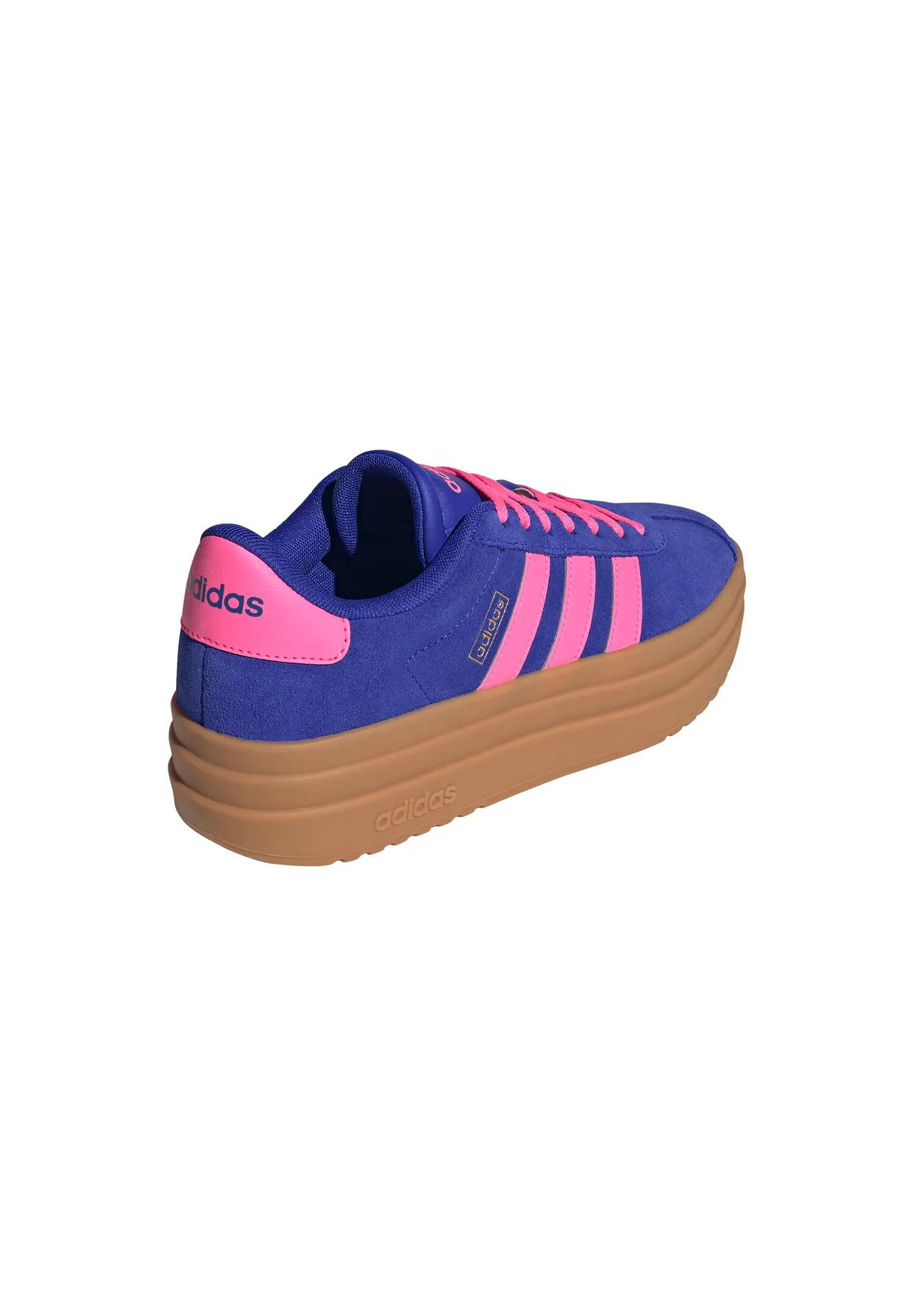 Adidas Damen VL COURT BOLD Plateau Sneaker Frauen Schuh KH9462 Blue/Pink 5/14