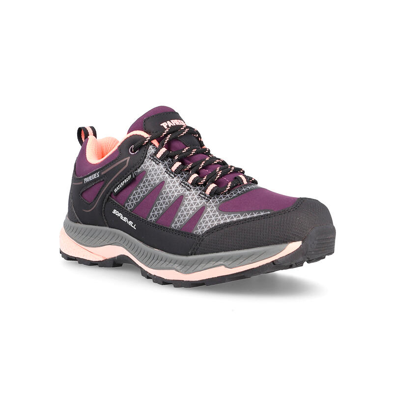 propietario pala Curso de colisión Zapatilla trekking con cordones mujer waterproof setenil negro | Decathlon