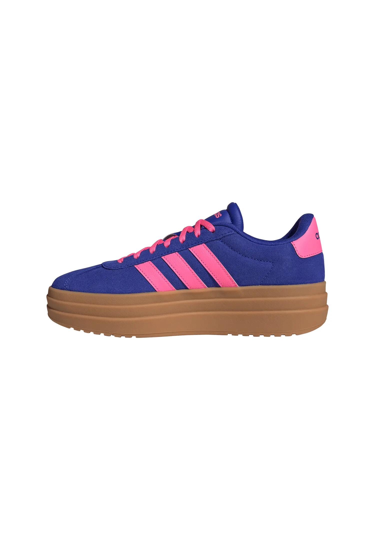 Adidas Damen VL COURT BOLD Plateau Sneaker Frauen Schuh KH9462 Blue/Pink 3/14