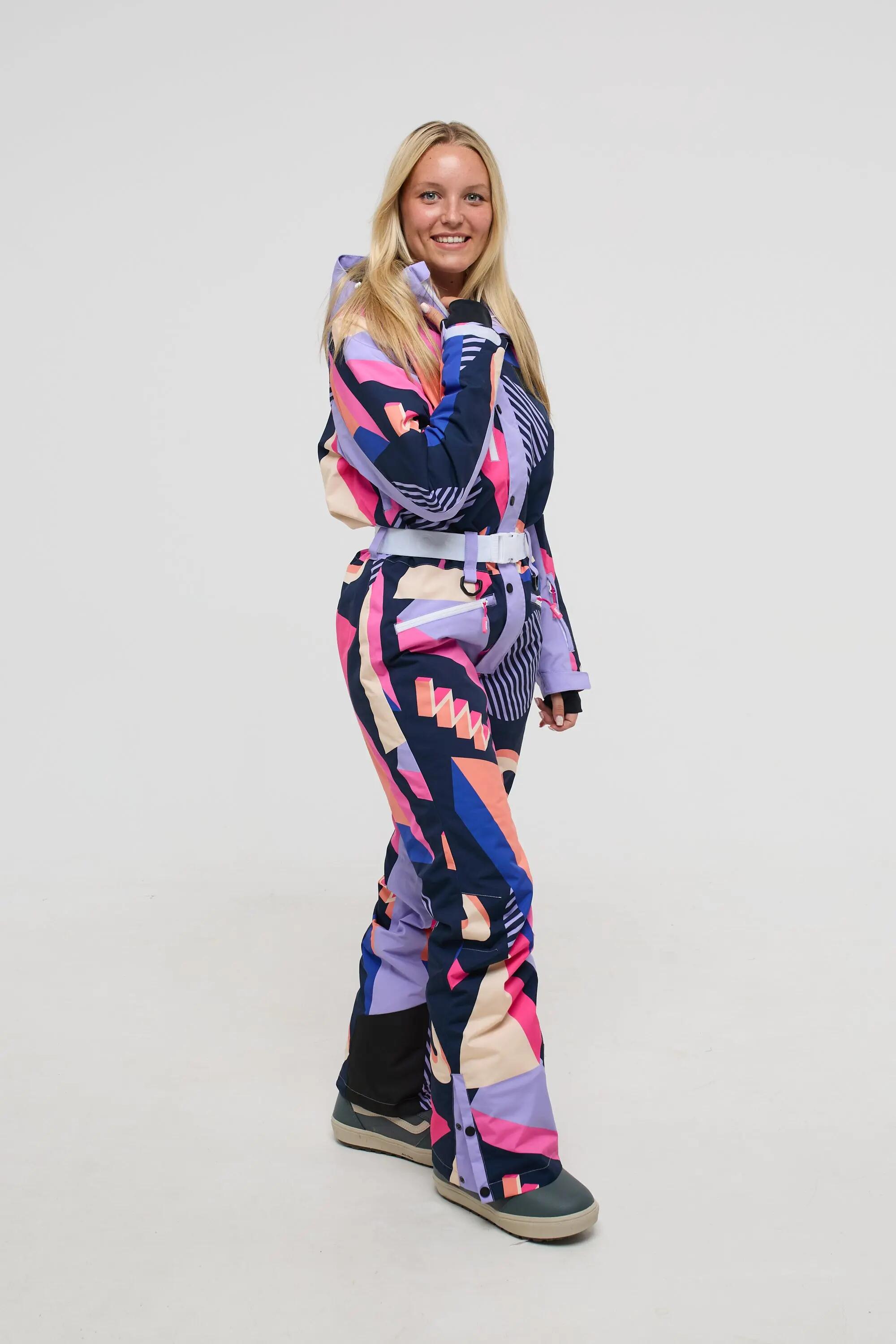 Combinaison de ski Hotstepper femme polyester recyclé multicolore 4/13