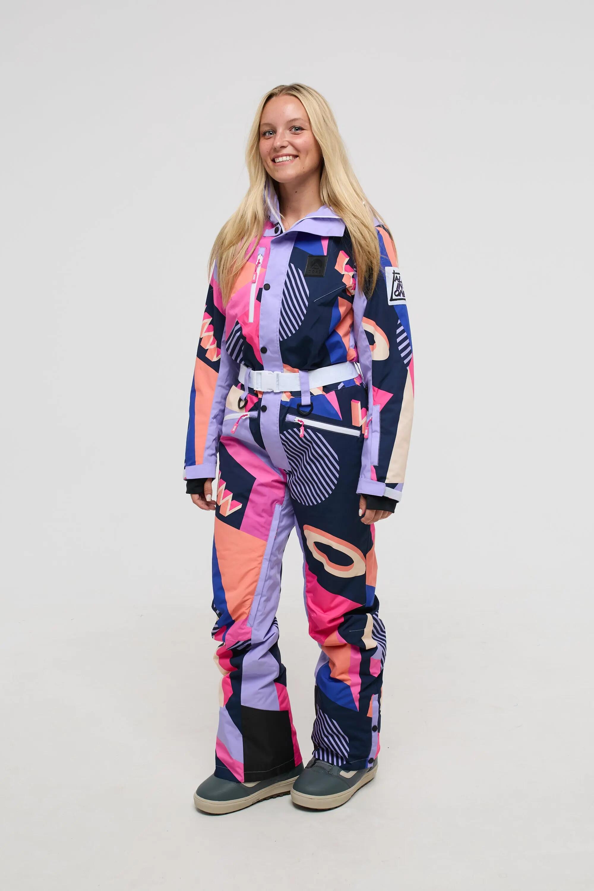 Combinaison de ski Hotstepper femme polyester recyclé multicolore 2/13
