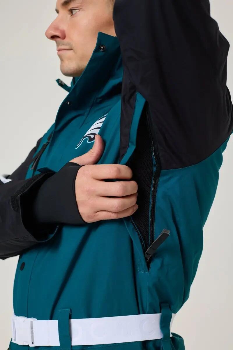 Herren Ski Skianzug Wasserdicht NFL Philadelphia Eagles 9/14