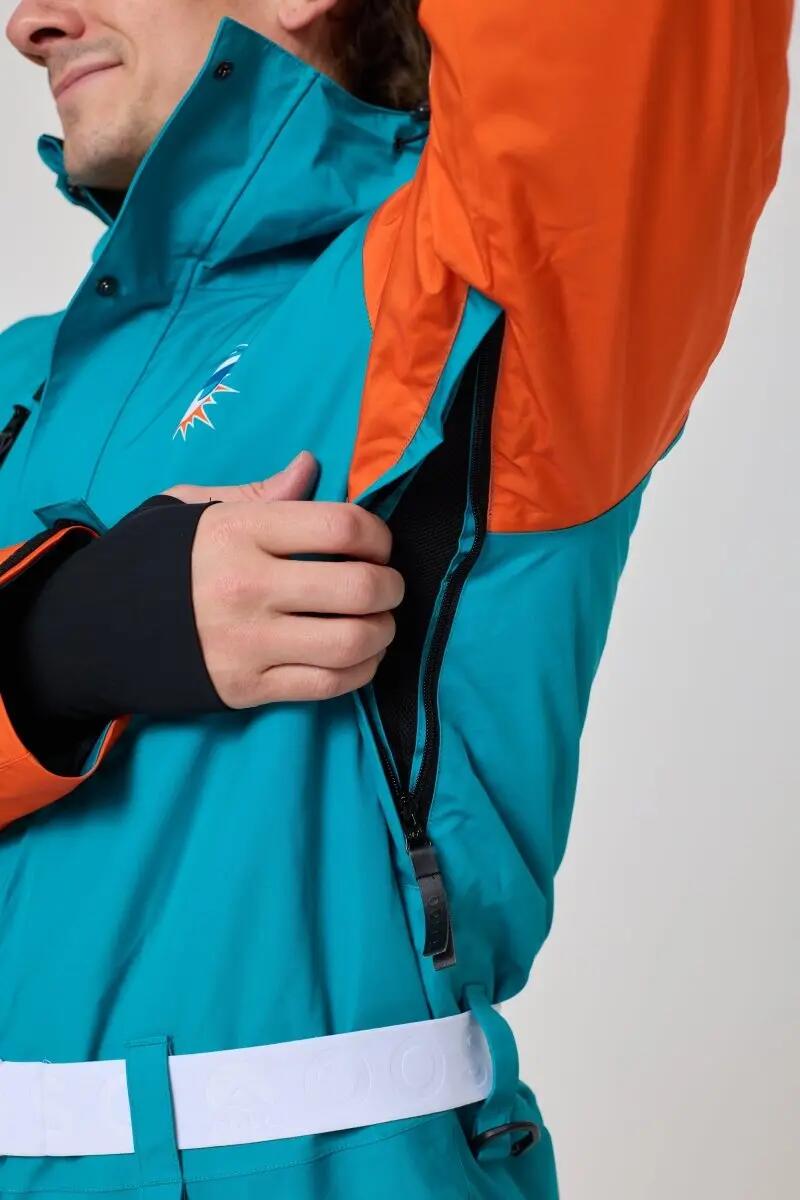 Herren Ski Skianzug Wasserdicht NFL Miami Dolphins 9/14