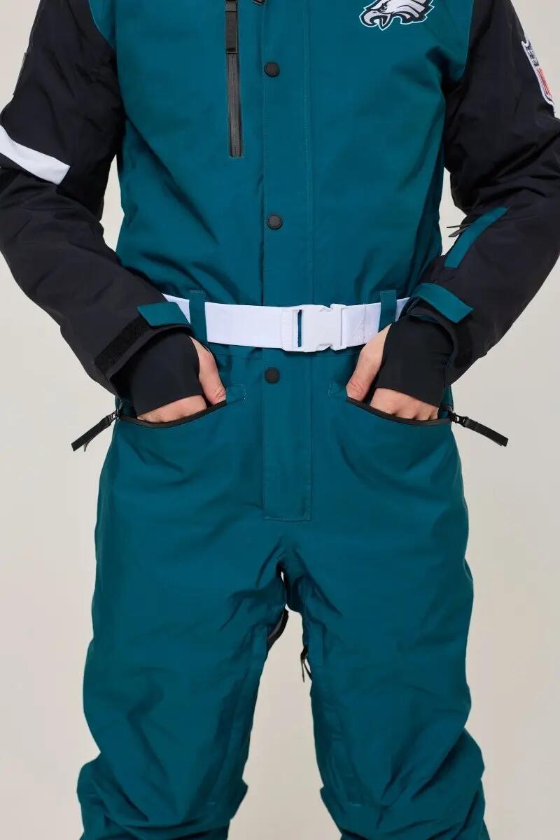 Herren Ski Skianzug Wasserdicht NFL Philadelphia Eagles 12/14