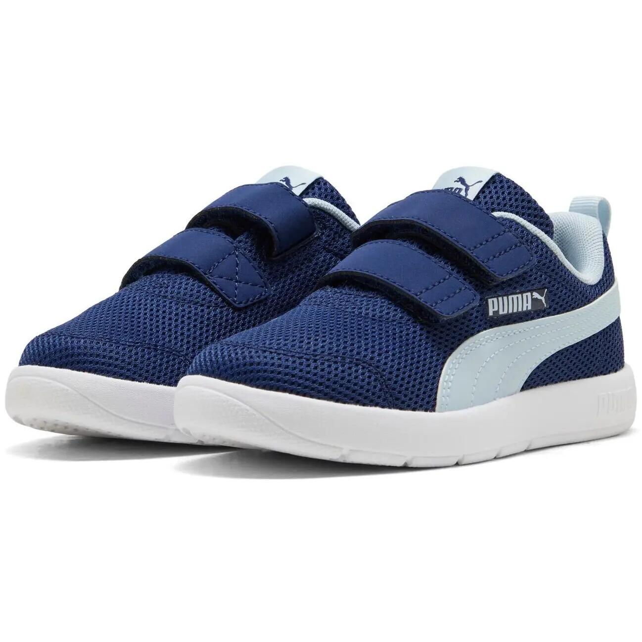 Calçado Puma Courtflex V3 Mesh Ps, Azul, Crianças 3/5