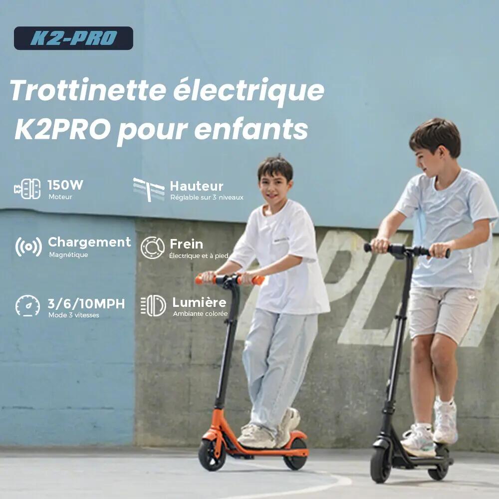 iScooter K2Pro trotinete elétrica infantil 16 km/h, 3 alturas e luzes LED 8/11