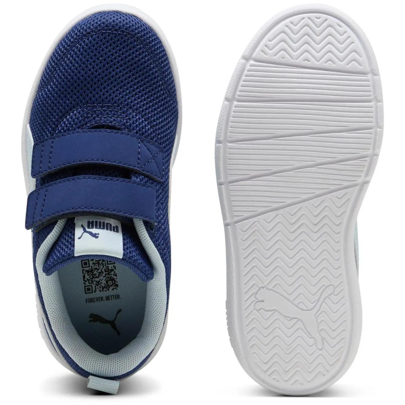 Calçado Puma Courtflex V3 Mesh Ps, Azul, Crianças 2/5