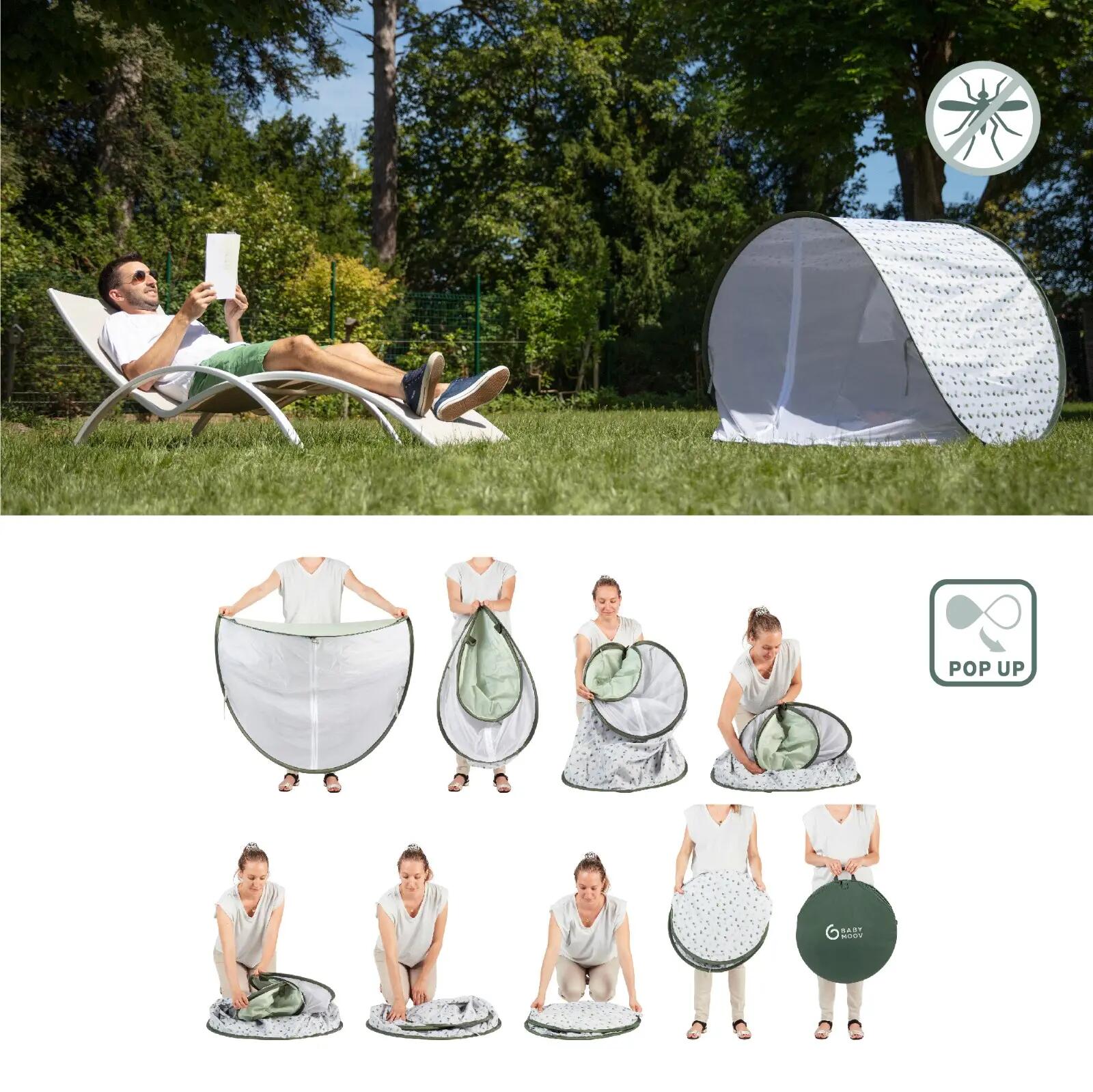 Strandmuschel UV-Schutz 50+ mit Moskitonetz für Babys und Kinder - Provence 4/7