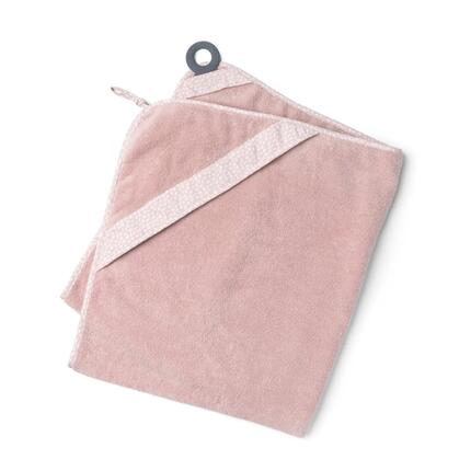 Cape serviette de Bain bébé coton biologique OekoTex - Dry'n Play - Blanc