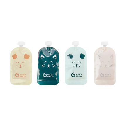 Lot de 20 gourdes enfant de 150 ml réutilisables et hermétiques