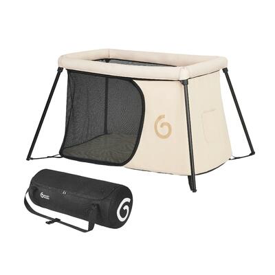 Lettino da viaggio Moov & Sleep ultracompatto e a montaggio rapido - Sabbia