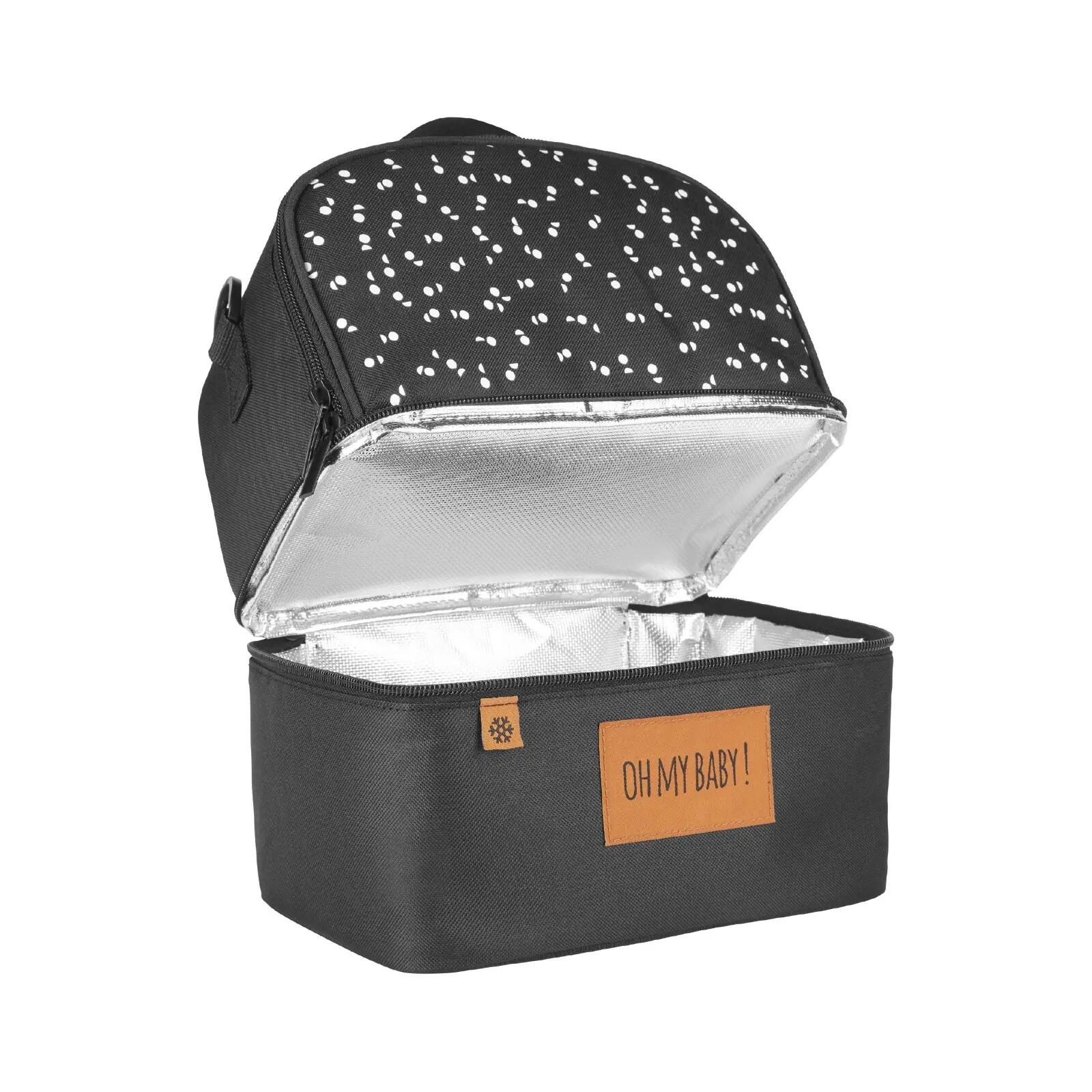 Mochila isotérmica infantil 5 L, 2 compartimentos – frio 5h / quente 3h 1/7