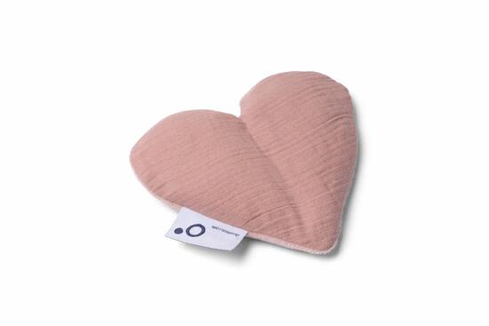 Pluchen warmtekussen voor baby, verwarmend of verkoelend, Snoogy Love Pink