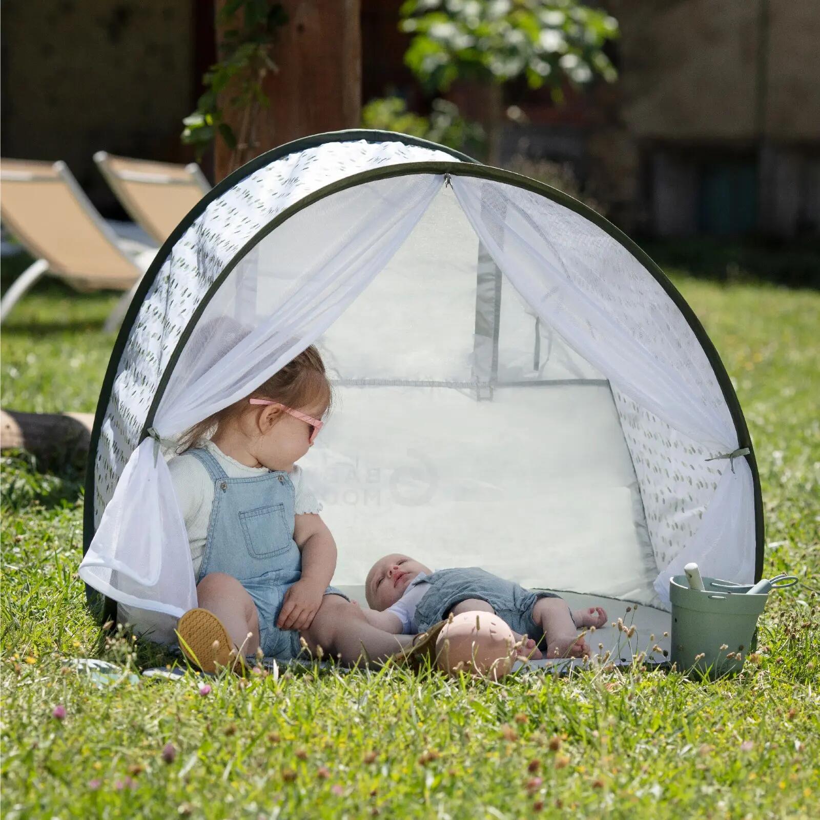Strandmuschel UV-Schutz 50+ mit Moskitonetz für Babys und Kinder - Provence 2/7