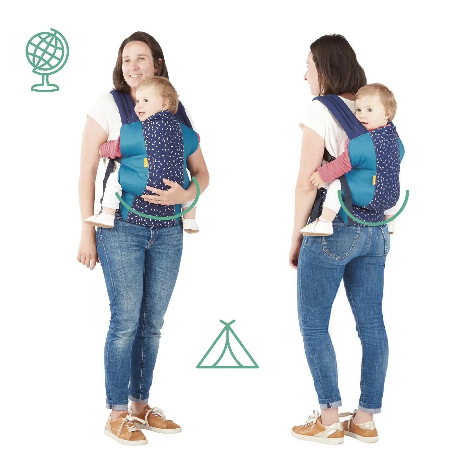 Draagzak voor baby's Badabulle Easy & Go Polyester 2/7