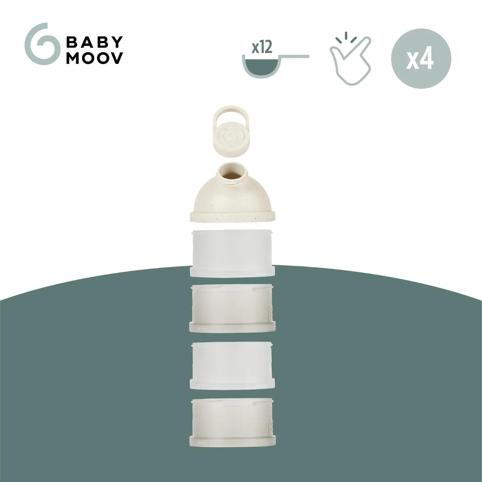Boite doseuse bébé Babydose fabriquée en France Mineral - Beige 3/7