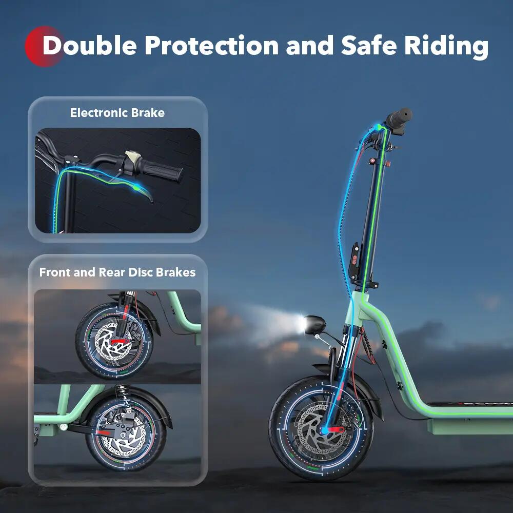 iScooter i12 patinete eléctrico 25 km/h, asiento, cesta y autonomía 35 km 8/13