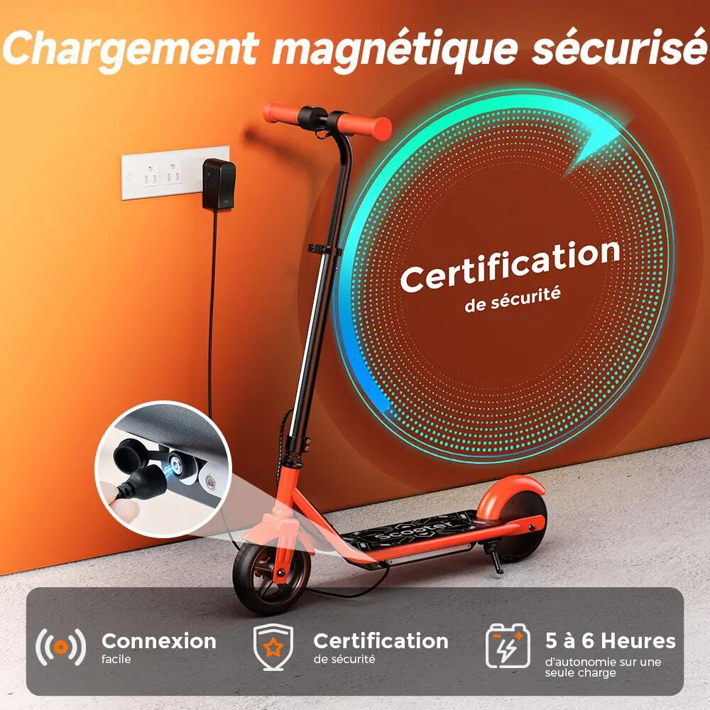iScooter K2Pro trotinete elétrica infantil 16 km/h, 3 alturas e luzes LED 7/11