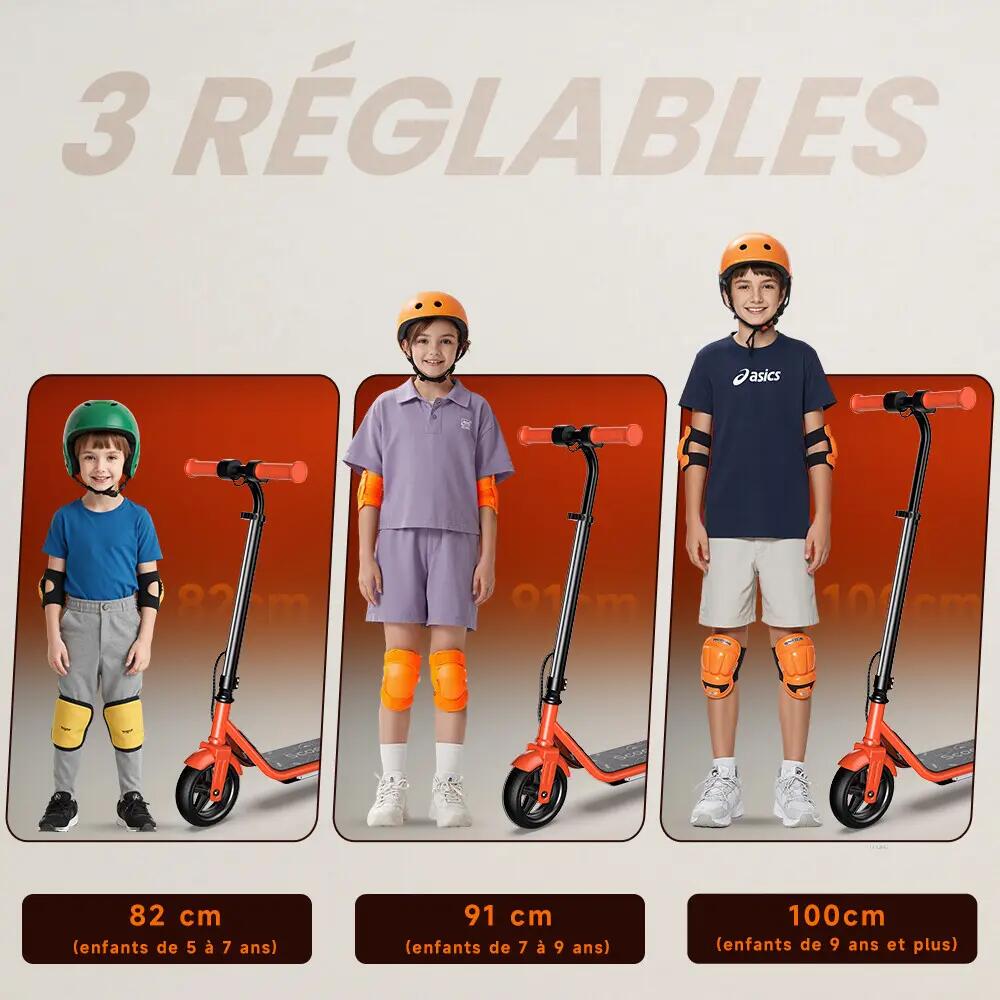 iScooter K2Pro trotinete elétrica infantil 16 km/h, 3 alturas e luzes LED 4/11