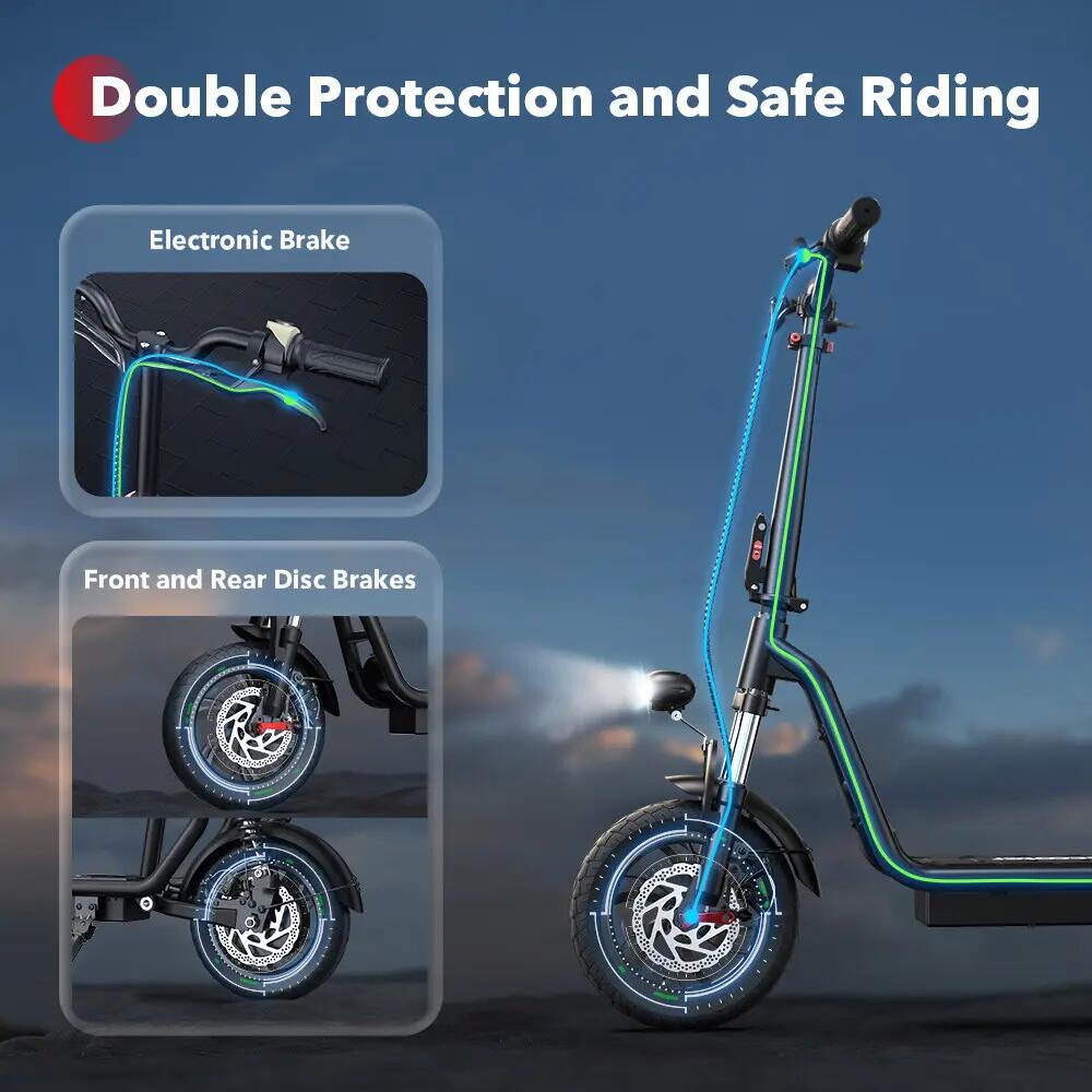 iScooter i12 patinete eléctrico 25 km/h, asiento, cesta y autonomía 35 km 6/11