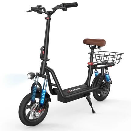 iScooter i12 trottinette électrique 25 km/h, siège, panier et autonomie 35 km