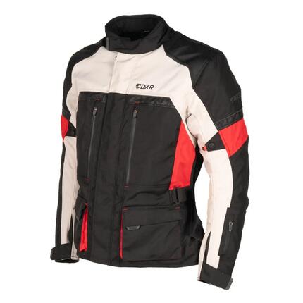 Veste ROADTRIP homme Noir Gris Foncé Rouge DXR