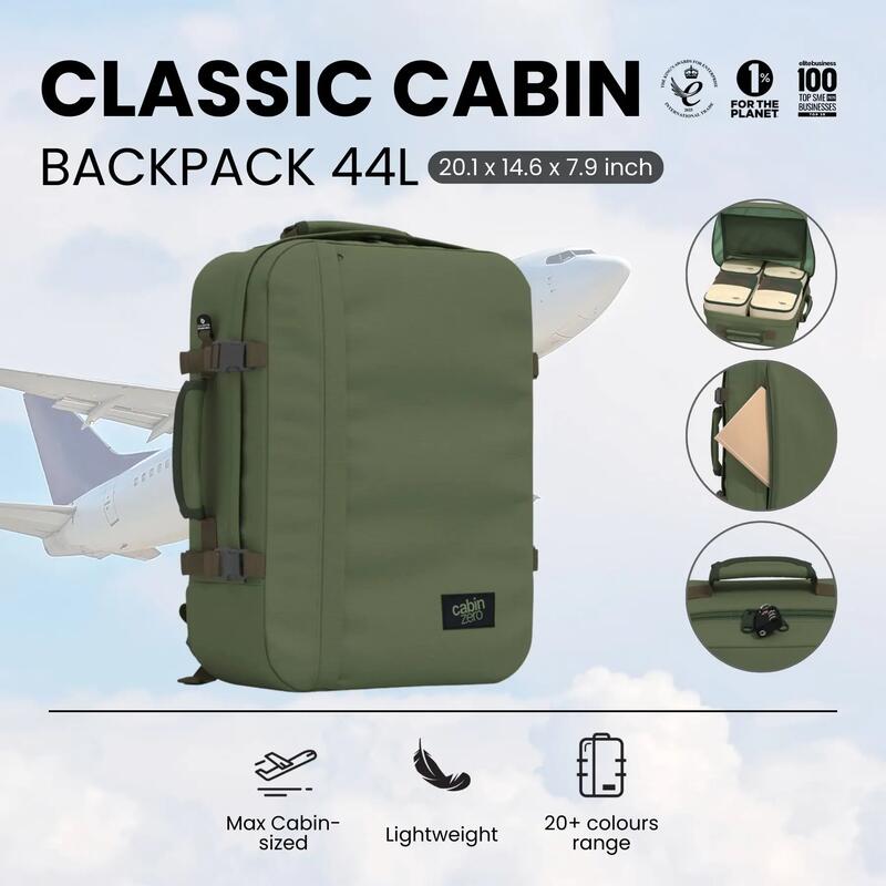 Rucsac CABINZERO Classic 44L, Verde, Unisex