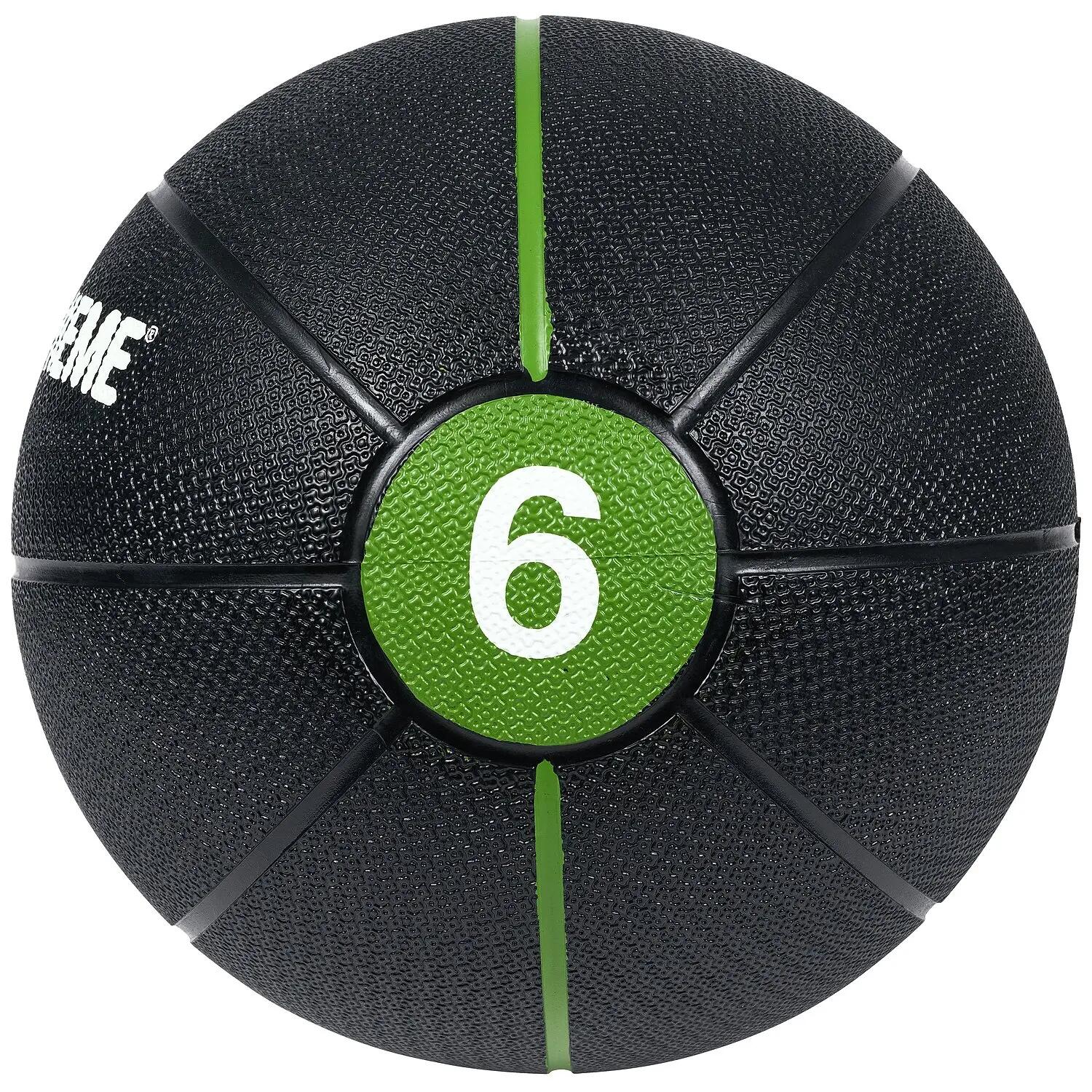 Medizinball Gym 6 kg Gymnastik Unisex Hellgrün 3/5