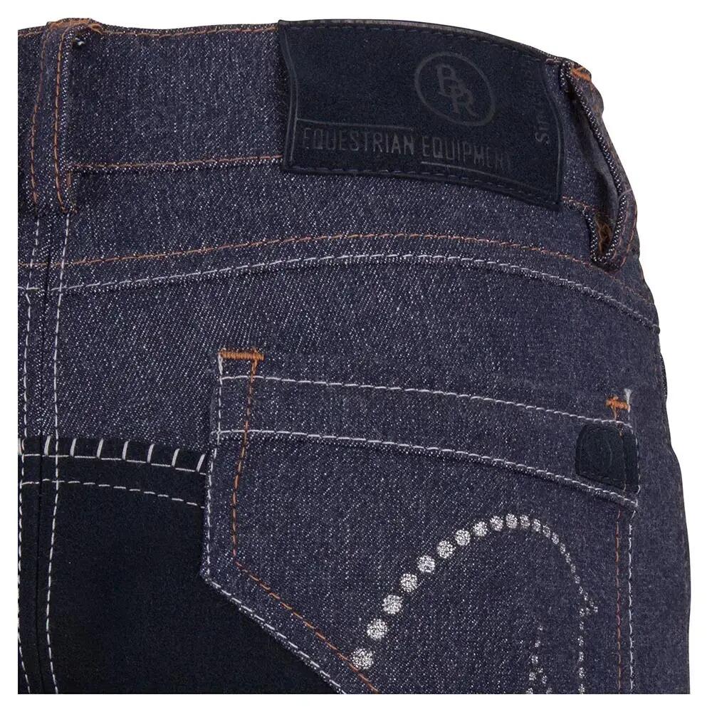 Pantalón de equitación infantil con bajos de microfibra BR Equitation Marley 4/4