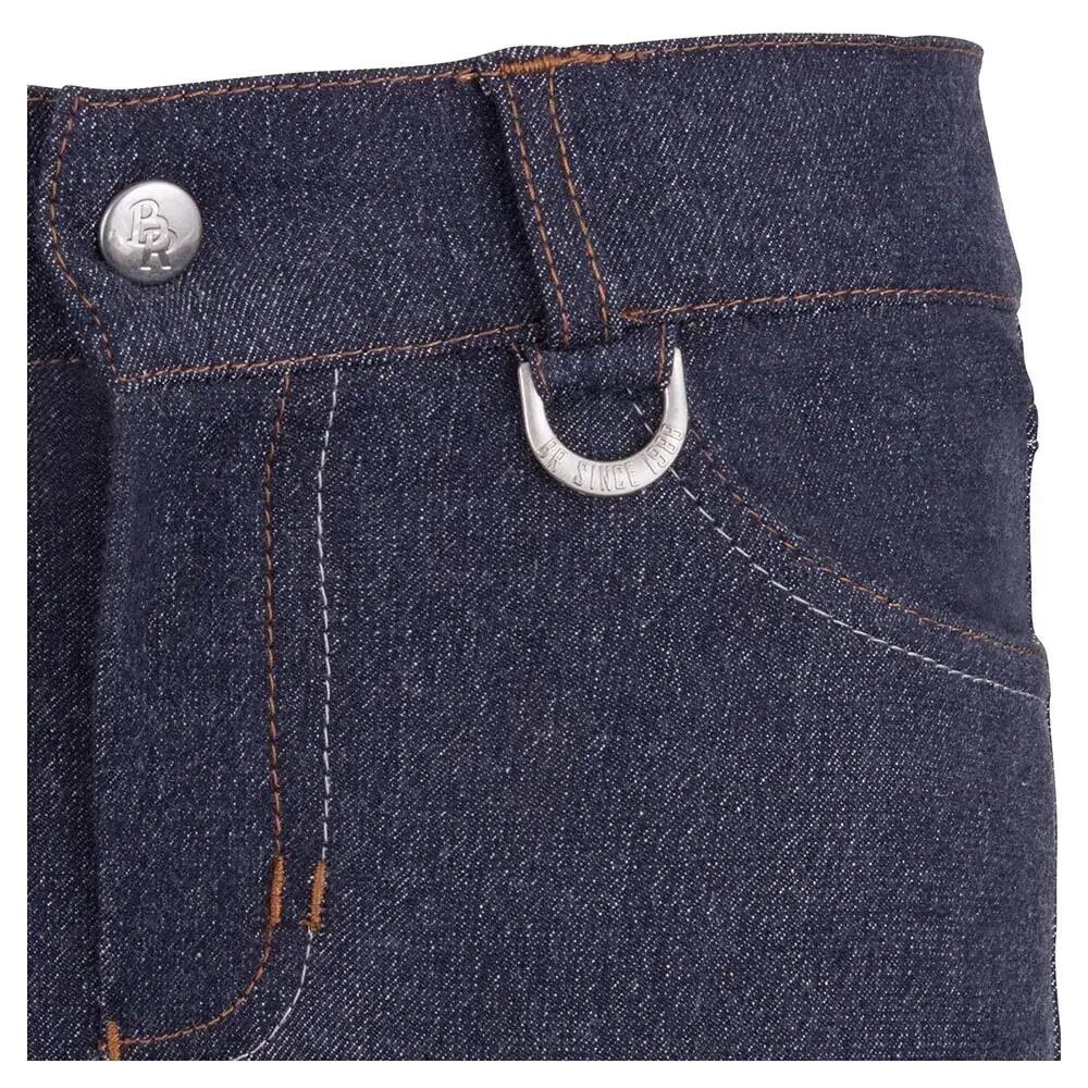 Pantalón de equitación infantil con bajos de microfibra BR Equitation Marley 3/4