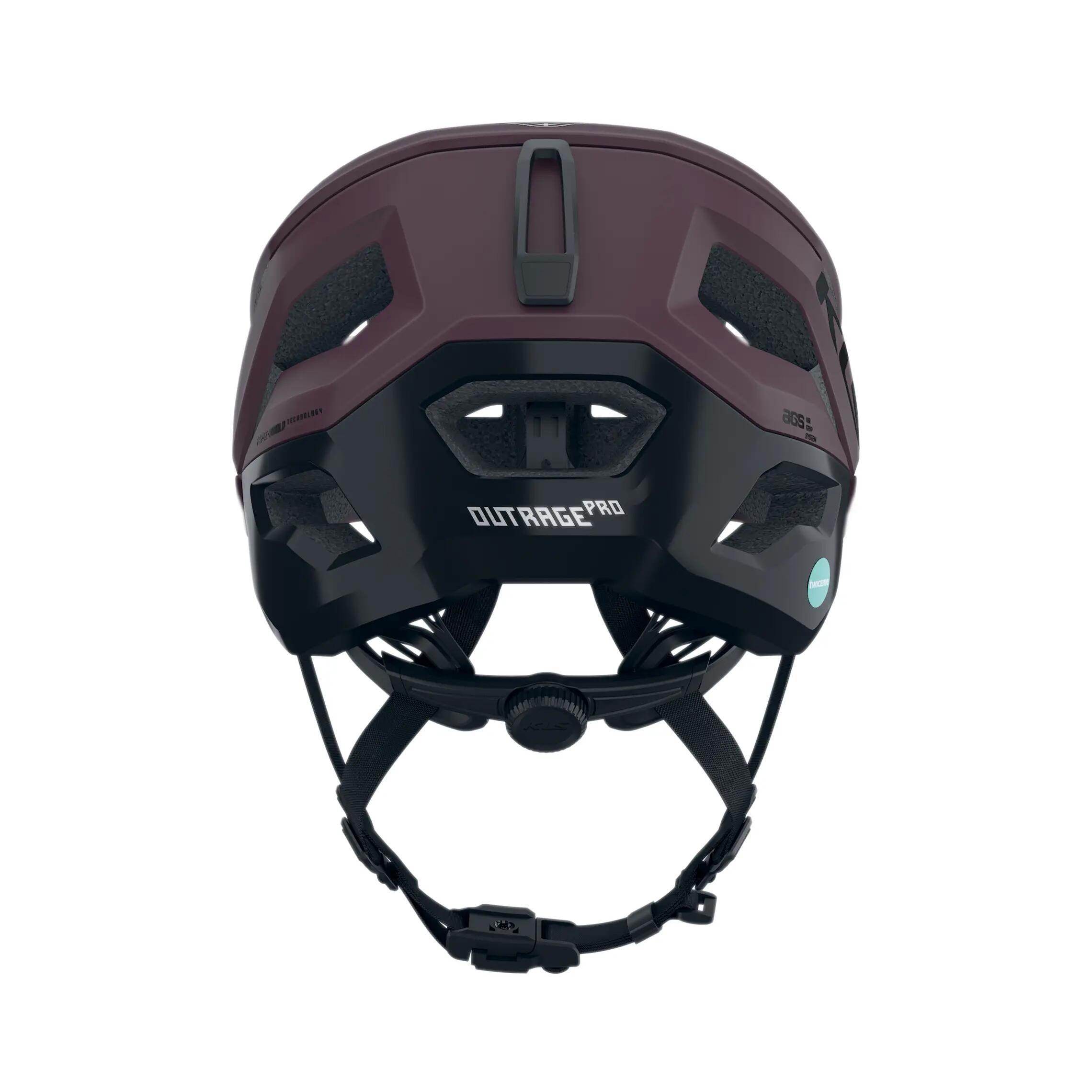OUTRAGE PRO Helm Fahrradhelme in Red 2/3