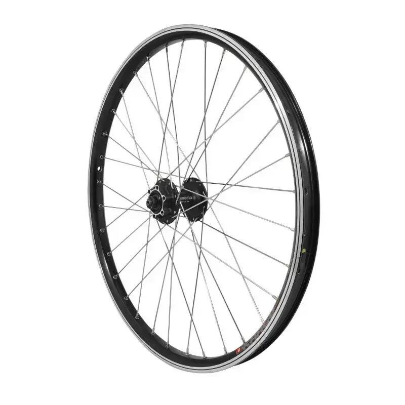 Koło rowerowe tarcza przód aluminium piasta dwuścienna shimano tarcza 6 otworów 2/3