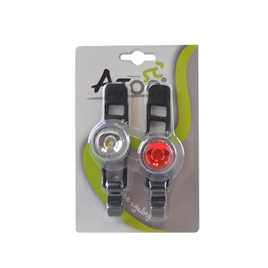 front+rear battery light 1 led 2 function front handlebar/rear seatpost attachme