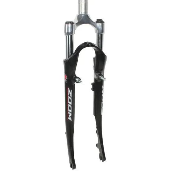 Fourche VTC aluminium ressort compatible frein à disque pivot fileté 1"1-8-25,4