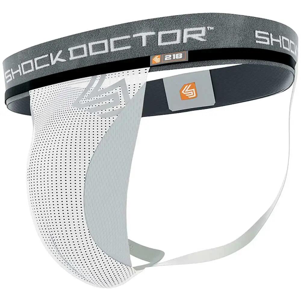 Support Coquille de Baseball Shock Doctor Blanc 2/2