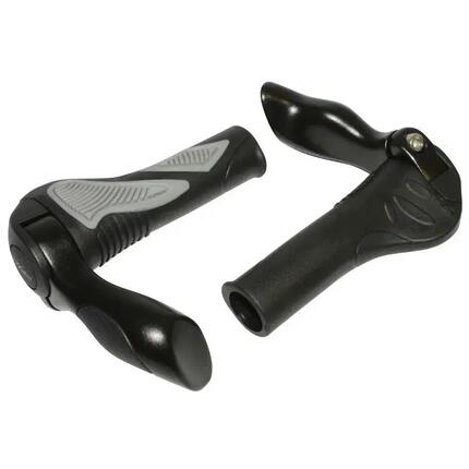 Poignées vélo avec embout de cintre intégré P2R Hafny