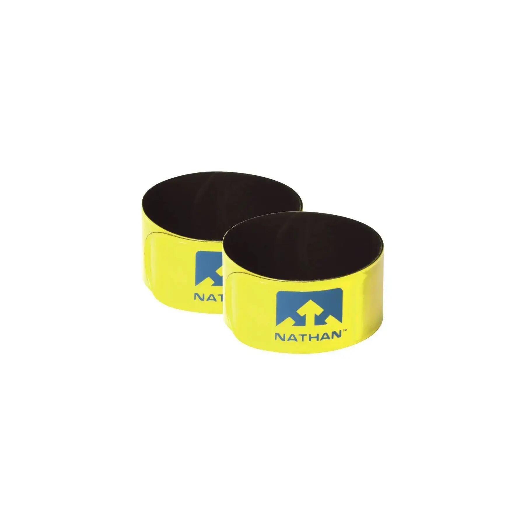 Nathan Reflex (2-pack) Reflective Arm Straps Yellow 2/2