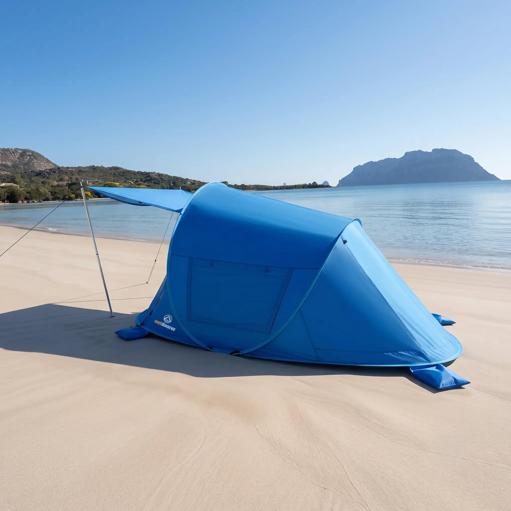 Pop Up Strandmuschel Beach Air Max - Verschließbares Strandzelt 5/7